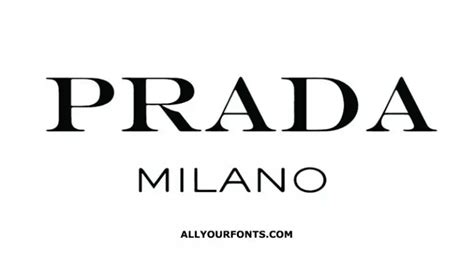 prada font.